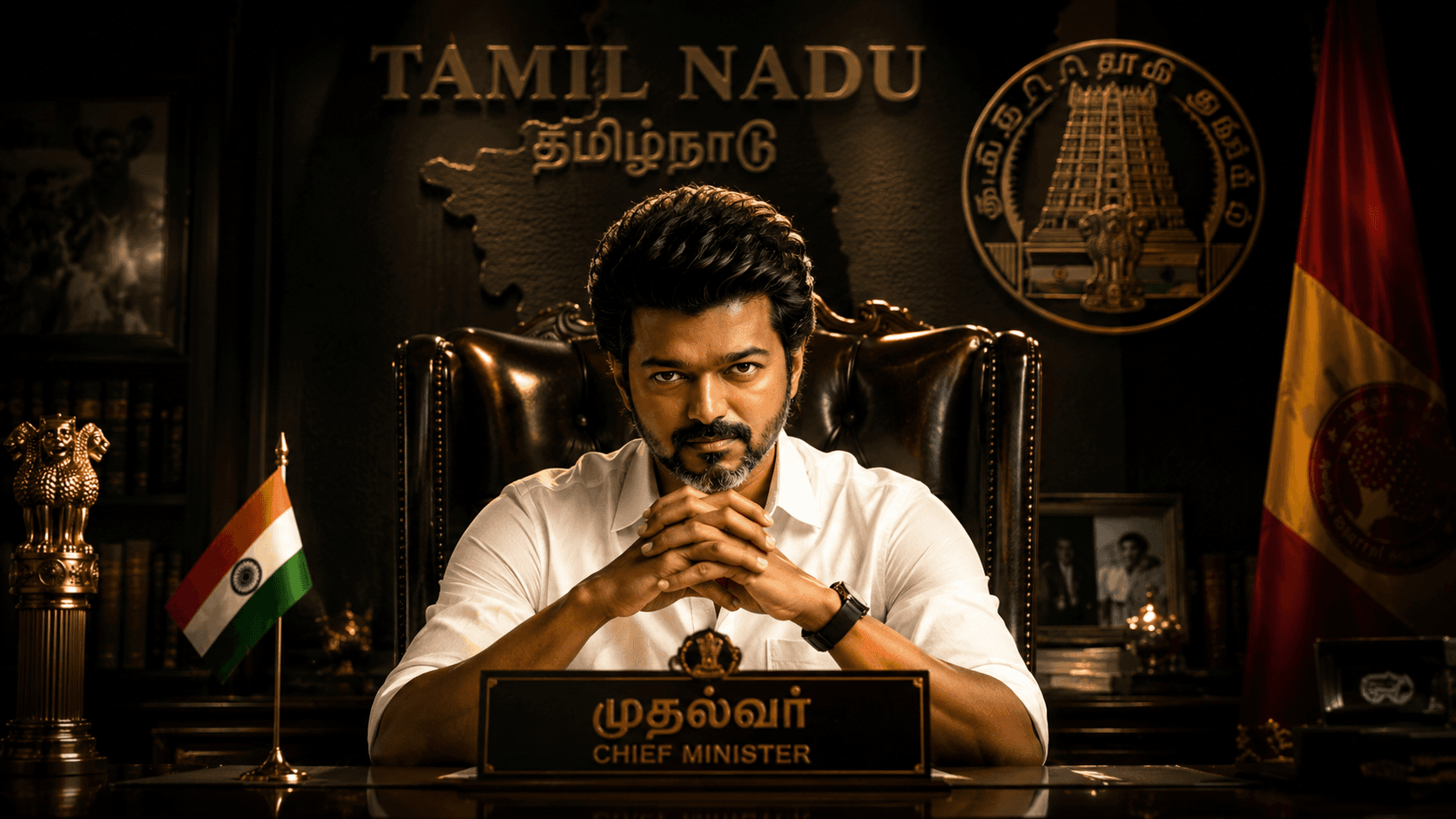 “CM விஜய்” பதவியேற்பு விழா நாளை காலை 10 மணிக்கு? — தமிழகம் முழுவதும் எதிர்பார்ப்பு